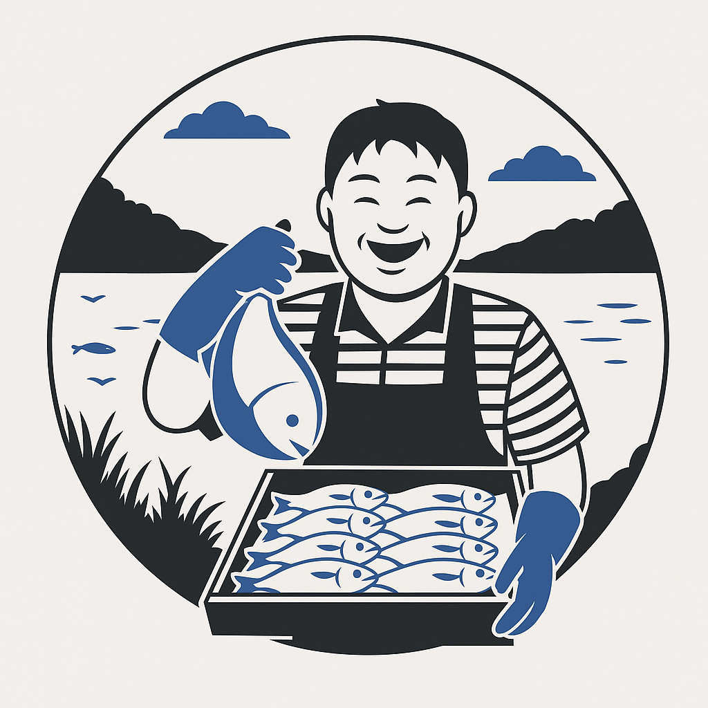 훈이수산 스토어 로고