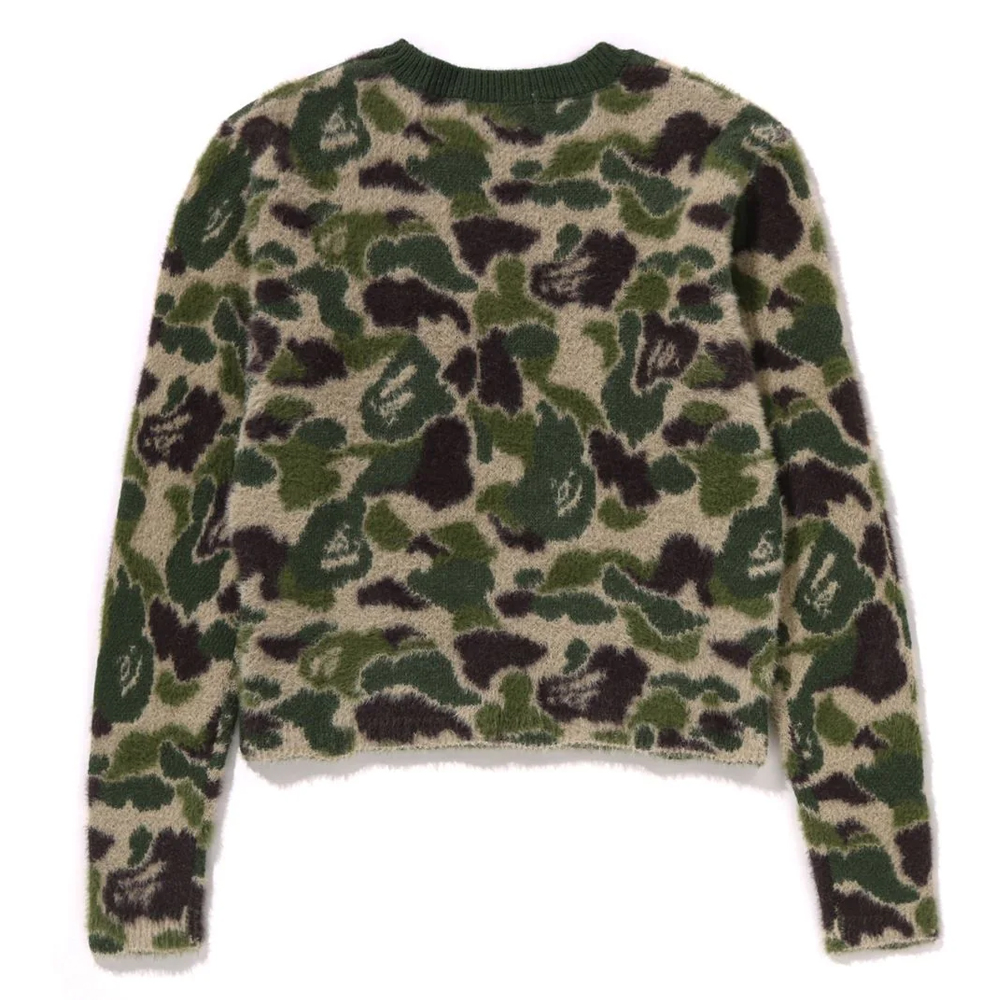 베이프 우먼즈 니트 ABC CAMO SHAGGY SWEATER 1L80-220-002 - 상세 이미지 2