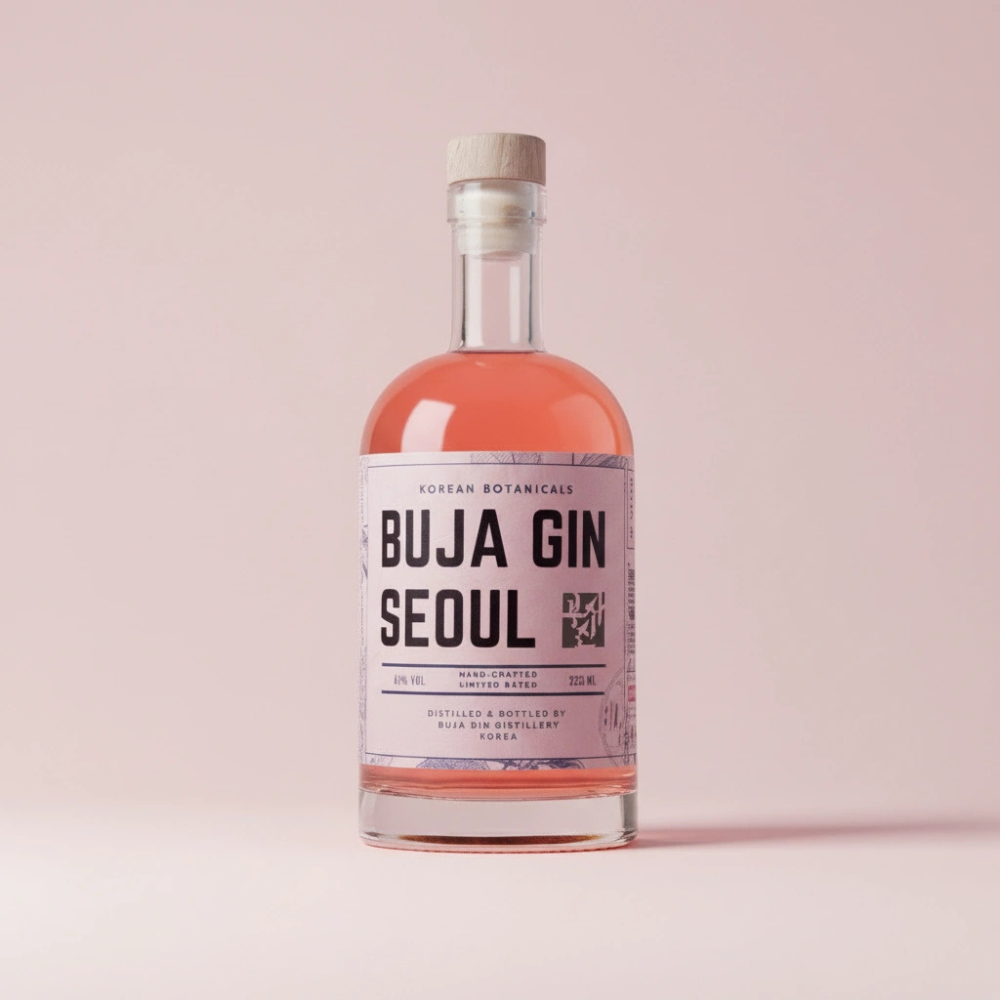 부자진 오미자 44도 집들이선물 애주가 크래프트 진 증류주 (BUJA GIN) 525ml, 1개 이미지 6