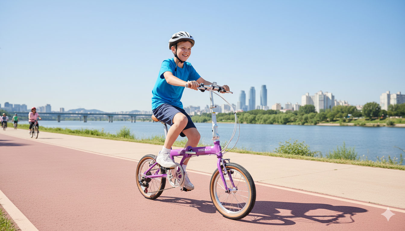 티티카카 미니 D7 시마노 7단 알루미늄 16인치 접이식 미니벨로