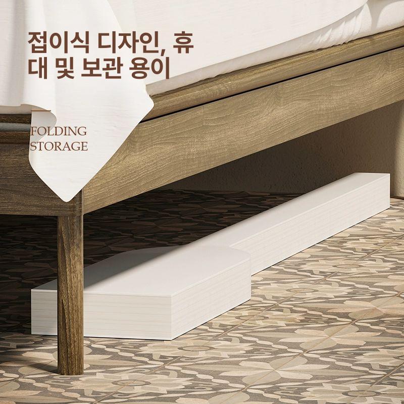화이트 템바보드 이동식 무타공 파티션 인테리어 공간분리 병풍 높이 1.2m 18cm 8-9m 화이트 - 상세 이미지 5
