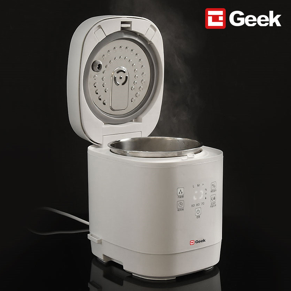 GEEK 가열식가습기 신생아 대용량 살균 밥통가습기 비염예방 3리터