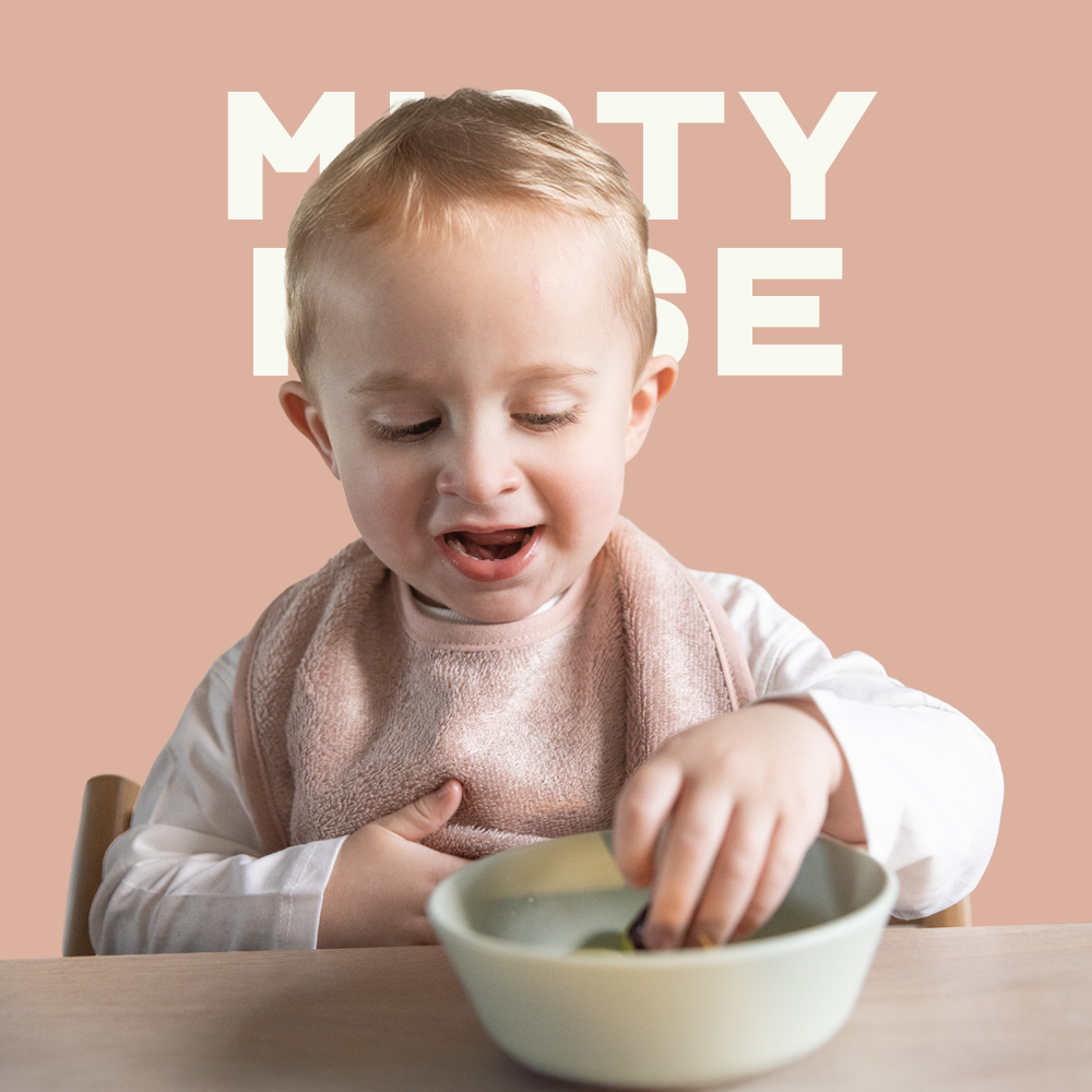 팀부 벨기에 명품 아기 턱받이 빕 라지 531.미스티로즈