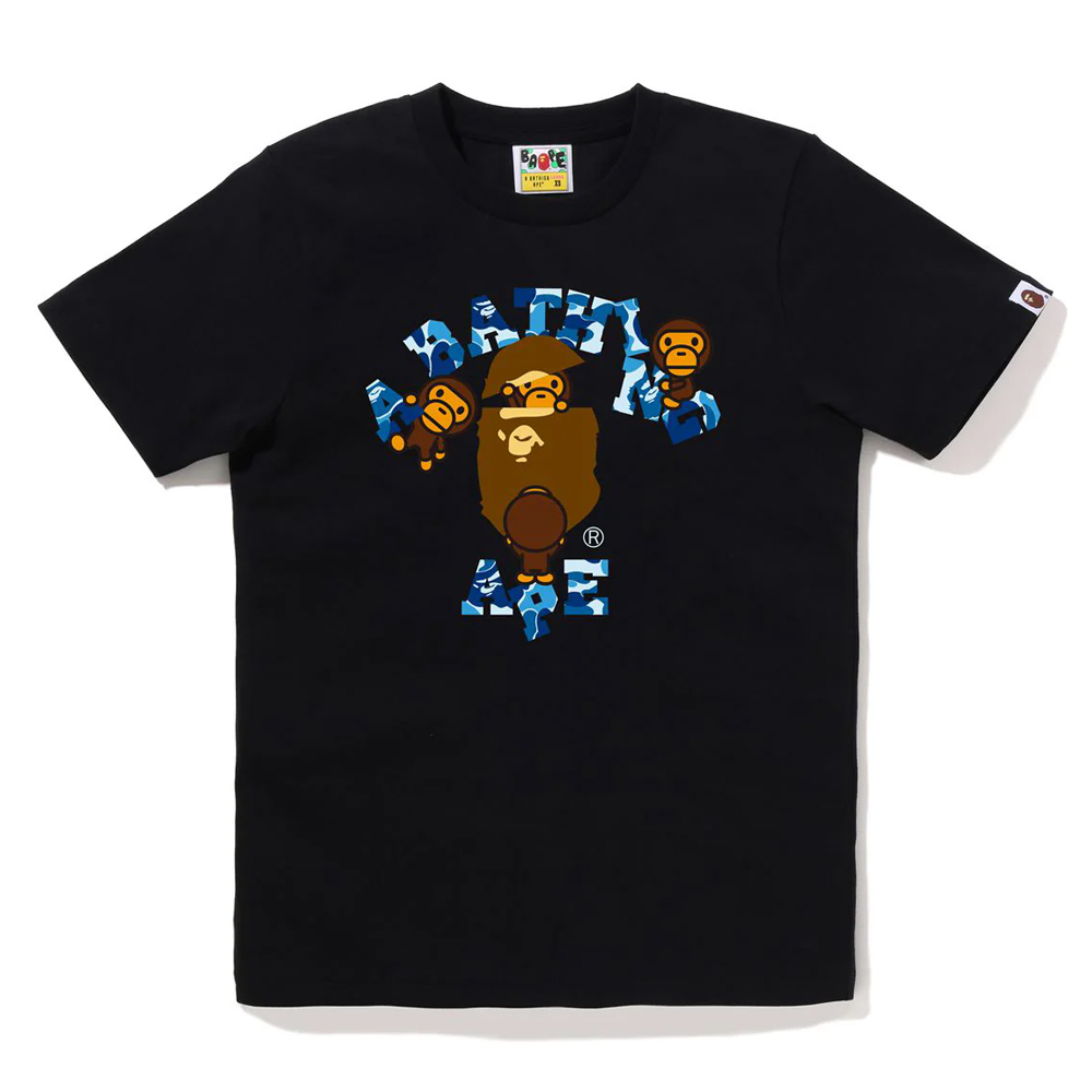 베이프 우먼즈 반팔티 ABC CAMO COLLEGE MILO TEE 2L80-210-014 - 상품 이미지