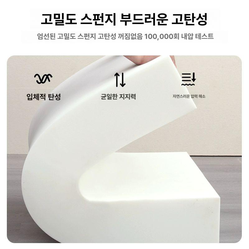 엠보싱 침대헤드 벽부착 헤드선반 침실 베드 호텔식 머리판 매트리스 인테리어 감성 크림화이트 폭 90 A - 상세 이미지 3