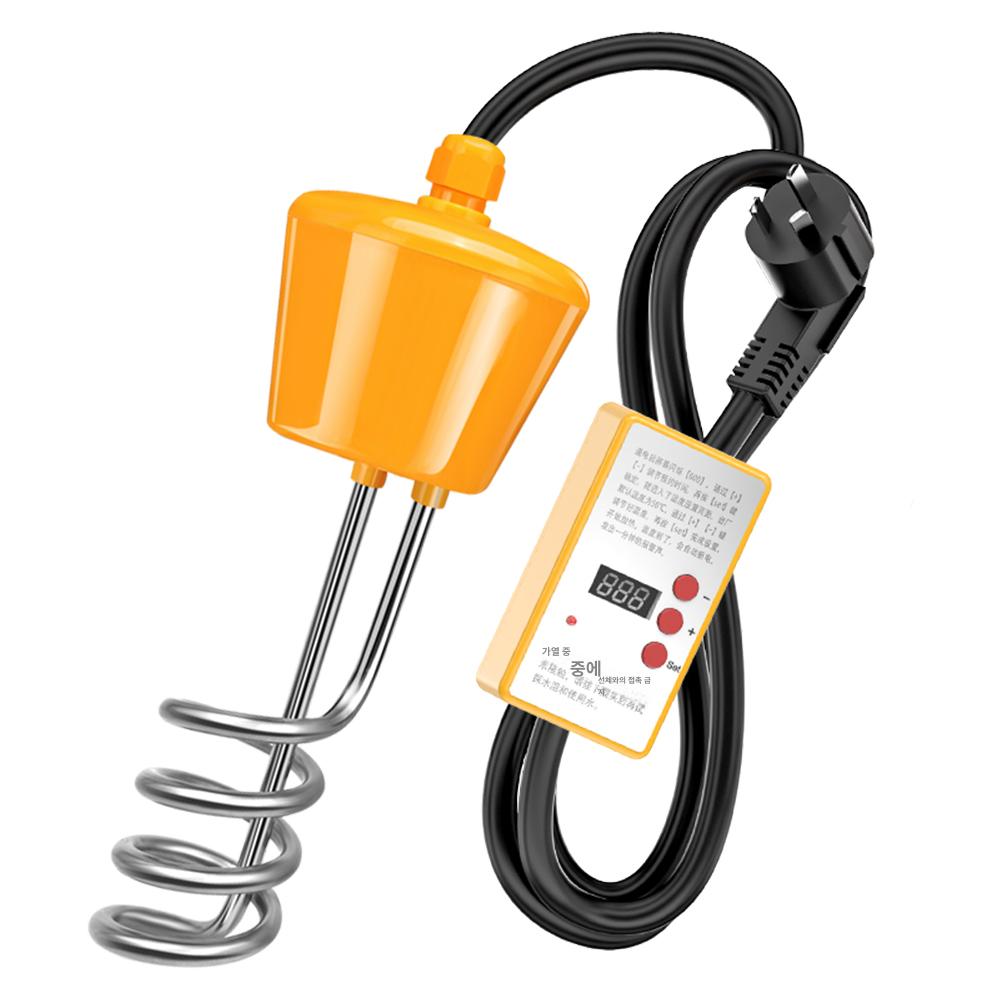 돼지꼬리 히터 물히터 물데우기 수중히터 가열봉 3KW 2000W 2m 분리형 플러그 - 상세 이미지 3