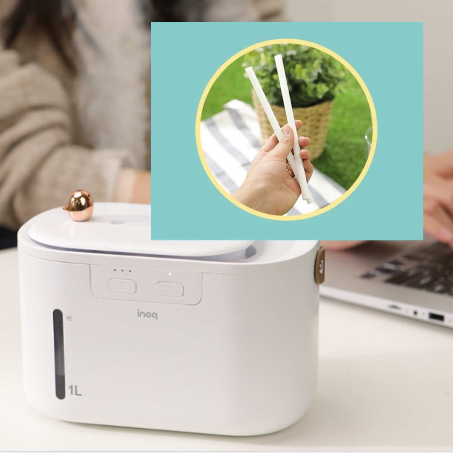 이노크아든 USB 가습기 IA-MH400 전용 필터 10개