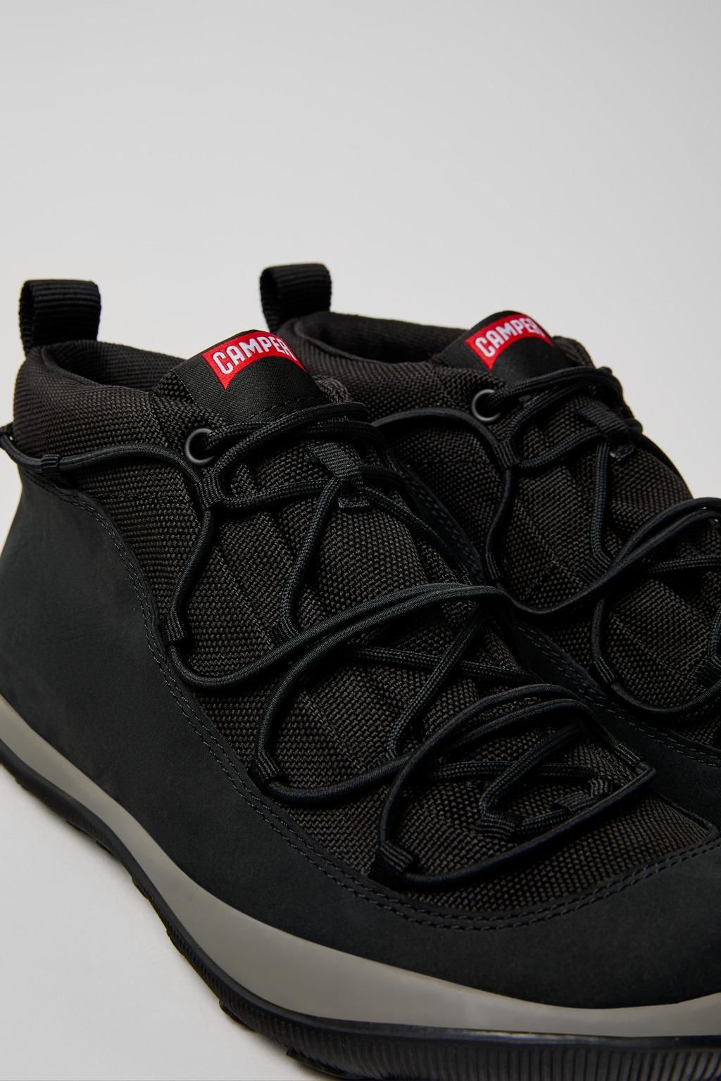 캠퍼 리사이클 누벅 고어텍스 앵클부츠 Pista GM K400822-001 BLACK - 상세 이미지 2