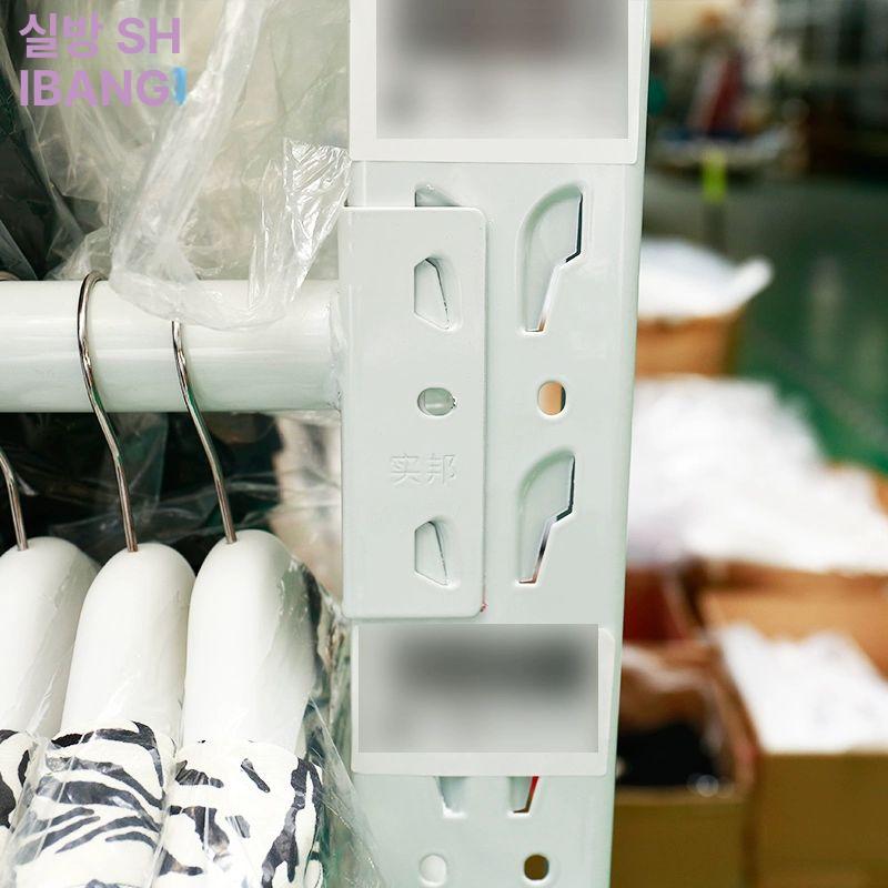 대형 의류 행거 헹거 세탁소 창고 철골 철제 매장 싱글바 150x60x200 A - 상세 이미지 4