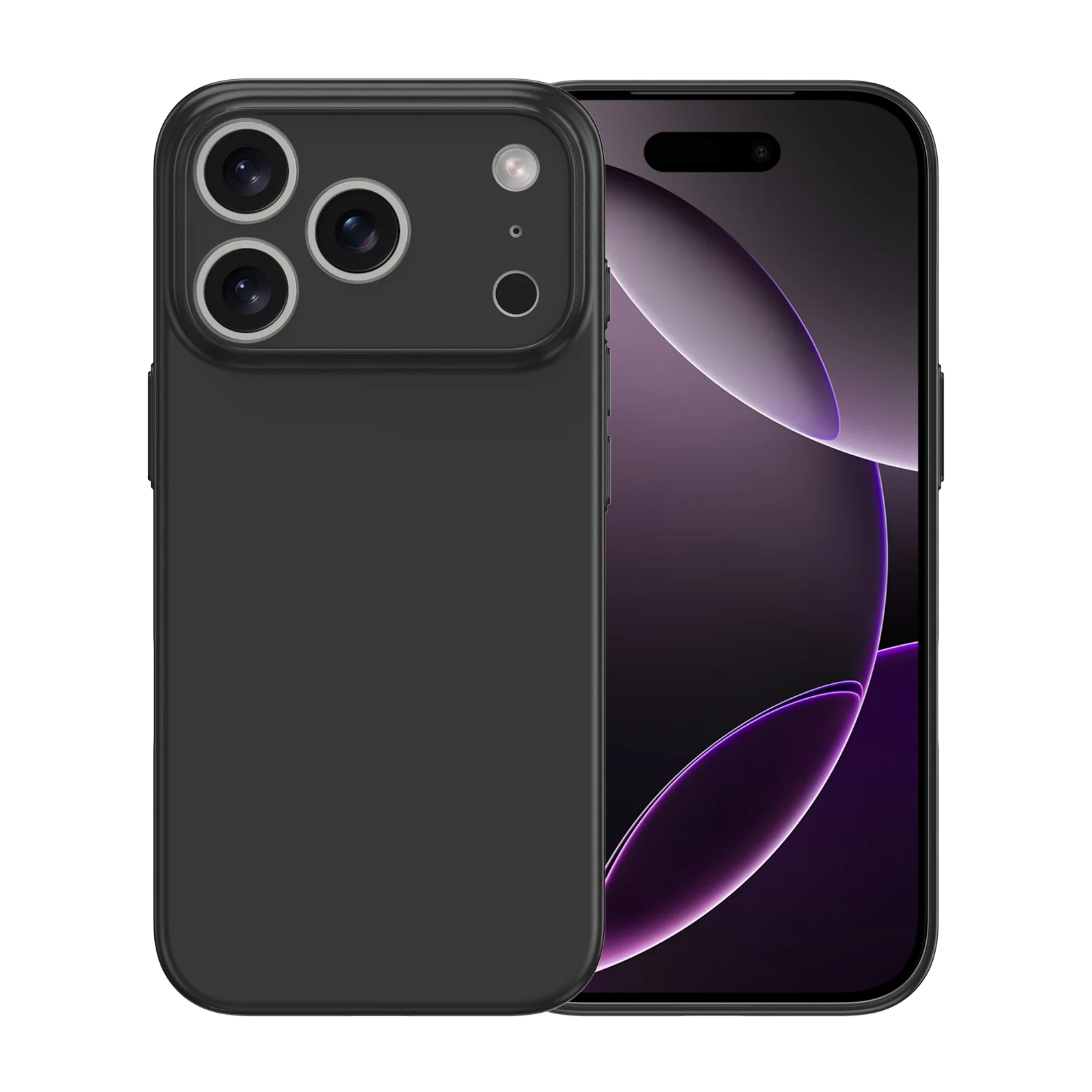 제로스킨 얇은 지문방지 케이스 스키니매트 블랙, 아이폰17프로