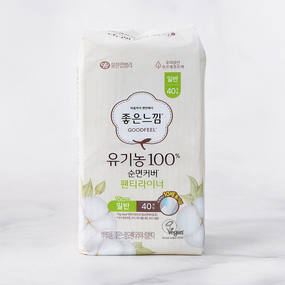 메가마트 좋은느낌라이너 유기농순면 일반 40 - 상품 이미지
