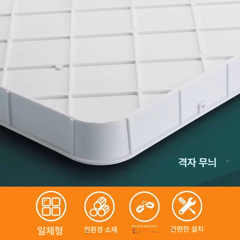 실외기 물받이통 벽걸이 누수방지 물받침 트레이 1-2마력 설치부속품미포함 - 상세 이미지 5