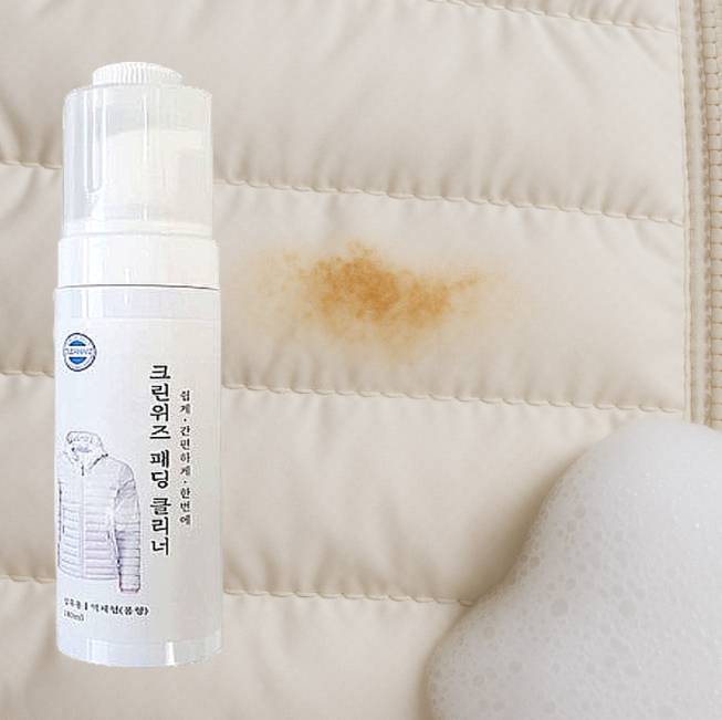 크린위즈 패딩 잘지워지는 얼룩제거 패딩클리너 180ml 제품 이미지