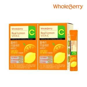 홀베리 리얼 레몬비타C 진짜레몬 고함량 비타민C 30포, 2개 맛있게 먹은 솔직 후기 - 상품 이미지 1
