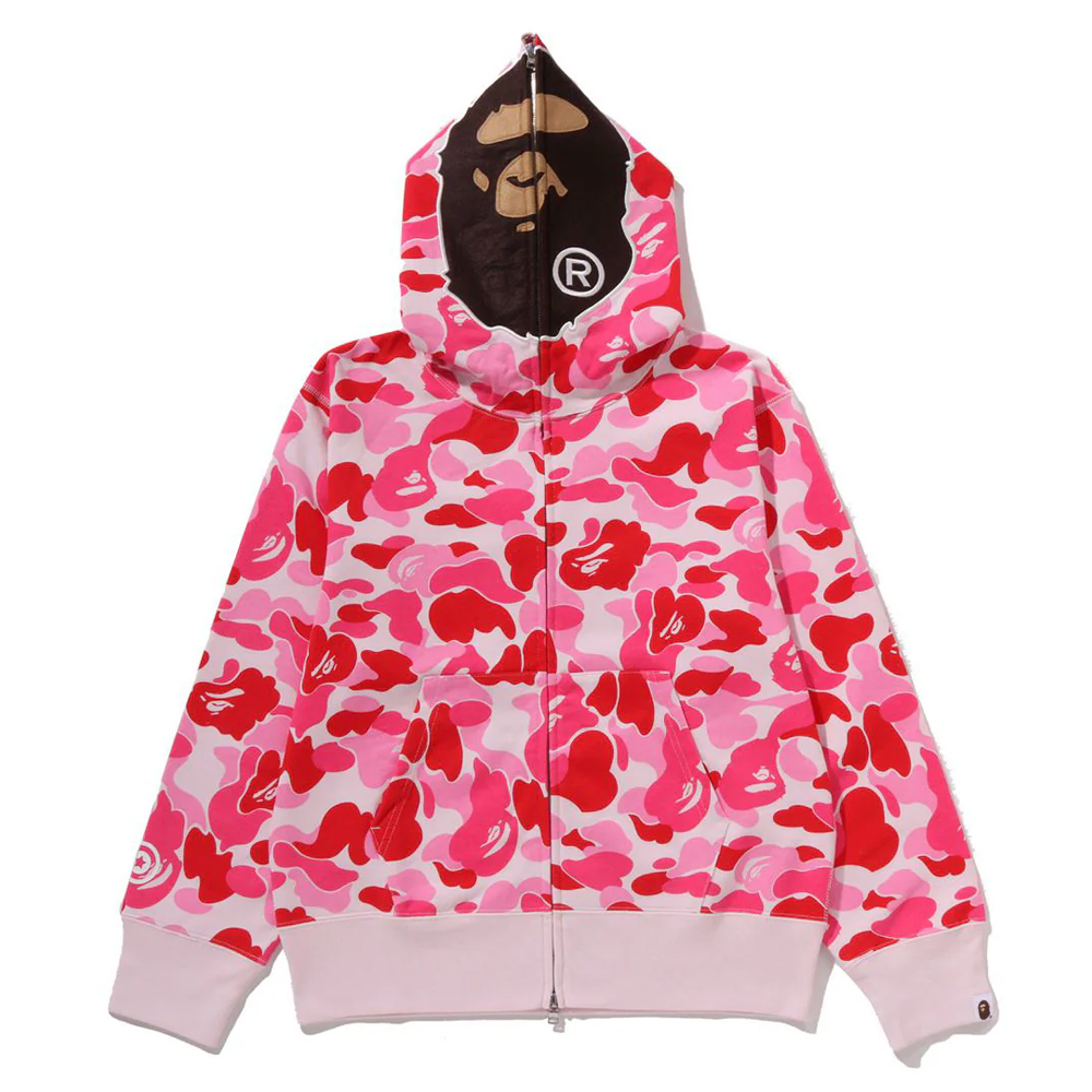 베이프 우먼즈 후드집업 ABC CAMO 2ND APE FULL ZIP HOODIE 1L80-215-006 - 상세 이미지 3
