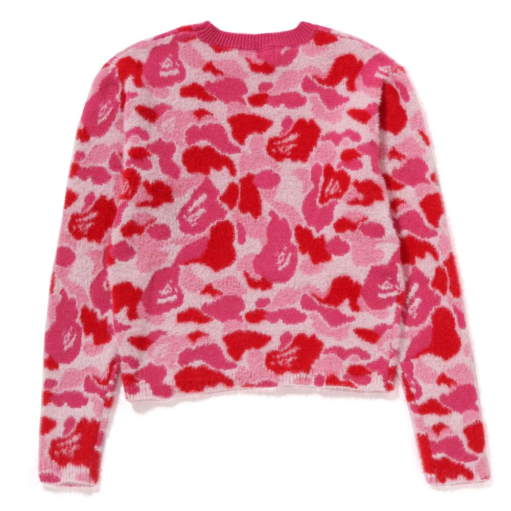 베이프 우먼즈 니트 ABC CAMO SHAGGY SWEATER 1L80-220-002 - 상세 이미지 4