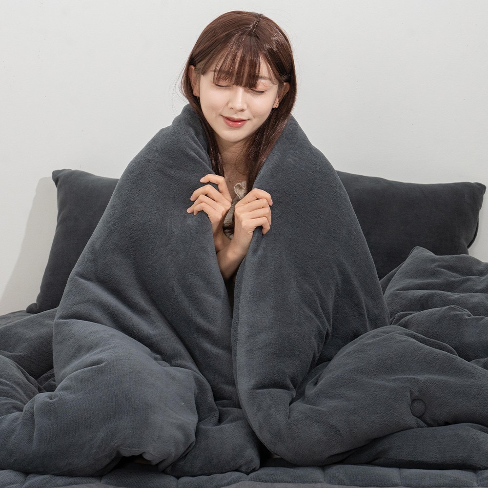 밀스턴 통솜 고밀도 극세사 차렵이불 이미지 6
