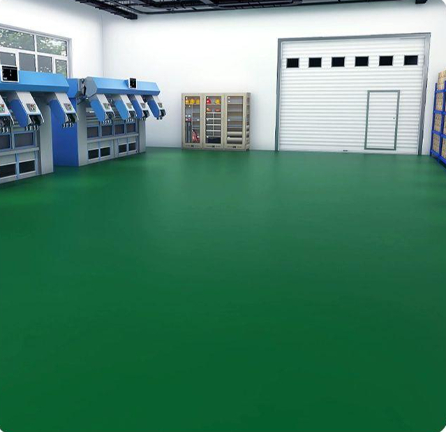 PVC 바닥매트 장판 창고 업소용 산업용 작업장 카페트 복도 트랙 바닥재 내마모성 고무바닥 다크그린 1.8mm 2000x500mm - 상품 이미지