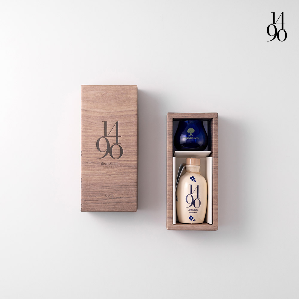 1490 엑스트라버진 올리브오일 100ml 공인 시음잔 선물세트, 쇼핑백(대) 동봉 - 상세 이미지 2
