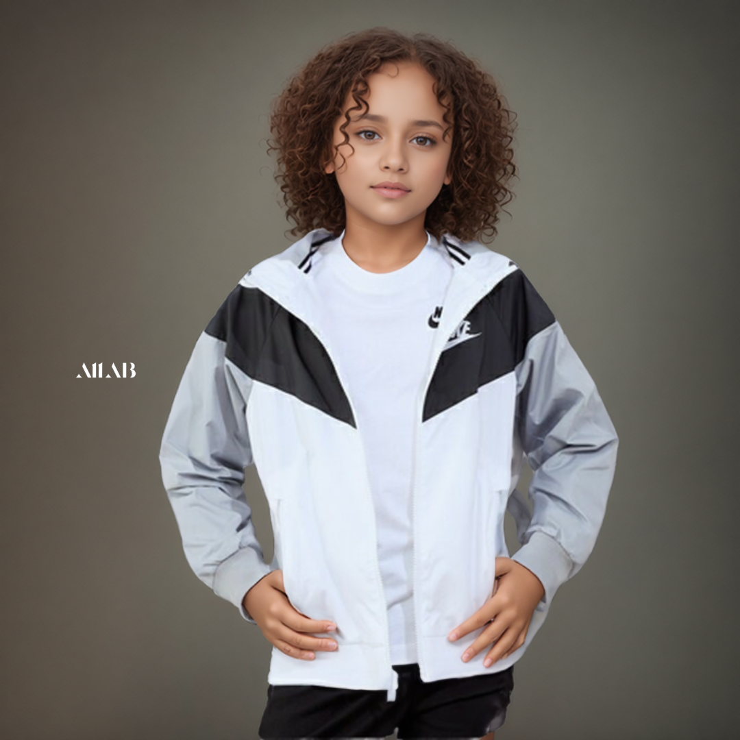 [국내매장판] 나이키 키즈 바람막이 간절기 어린이 아동 초등학생 후드 후디 재킷 윈드러너(트리플), M