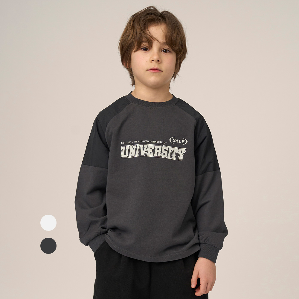 예일키즈 블렌드 데일리 긴팔 티셔츠 A5S003