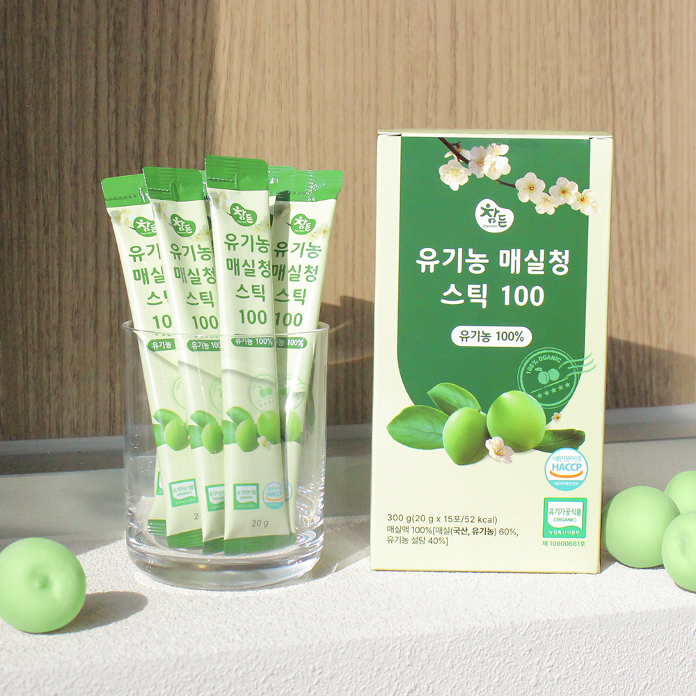 참든 유기농 매실청 스틱 100 (20g x 15포) - 상세 이미지 5