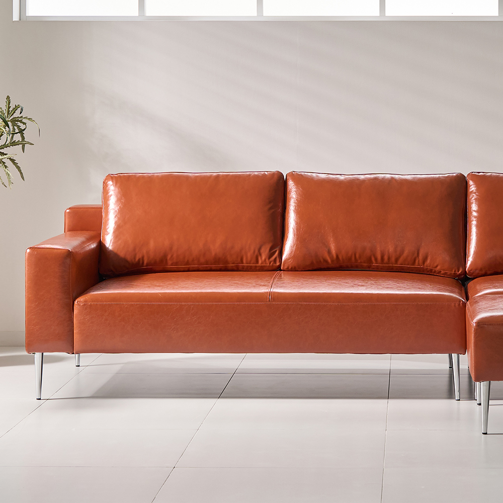 아르코 글로 2인용 거실 쇼파 가죽 소파 원룸 일체형 쇼파