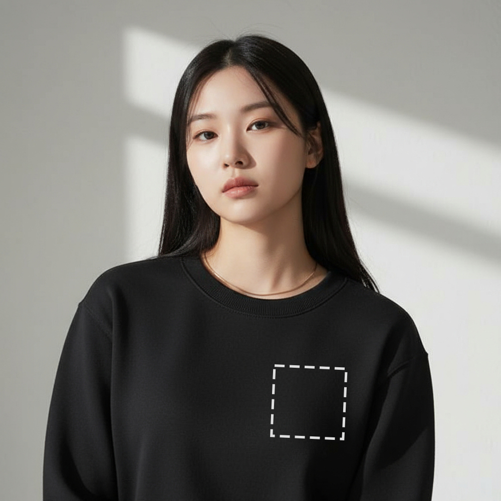 [인쇄비 포함] 특양면 맨투맨 단체 티셔츠 소량 문구 커스텀 사진 로고 인쇄 주문 제작 - 상품 이미지