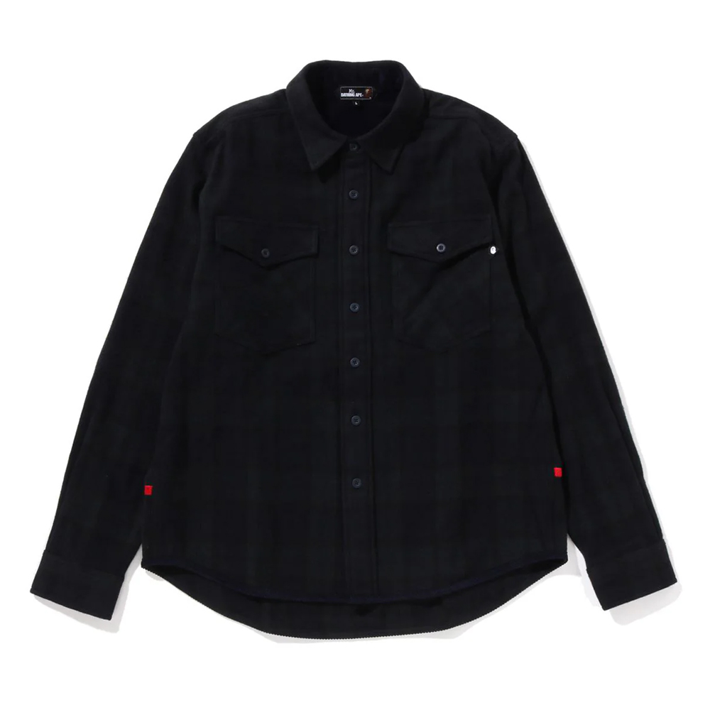 베이프 셔츠 CHECK FLANNEL SHIRT 7L70-131-308 - 상품 이미지