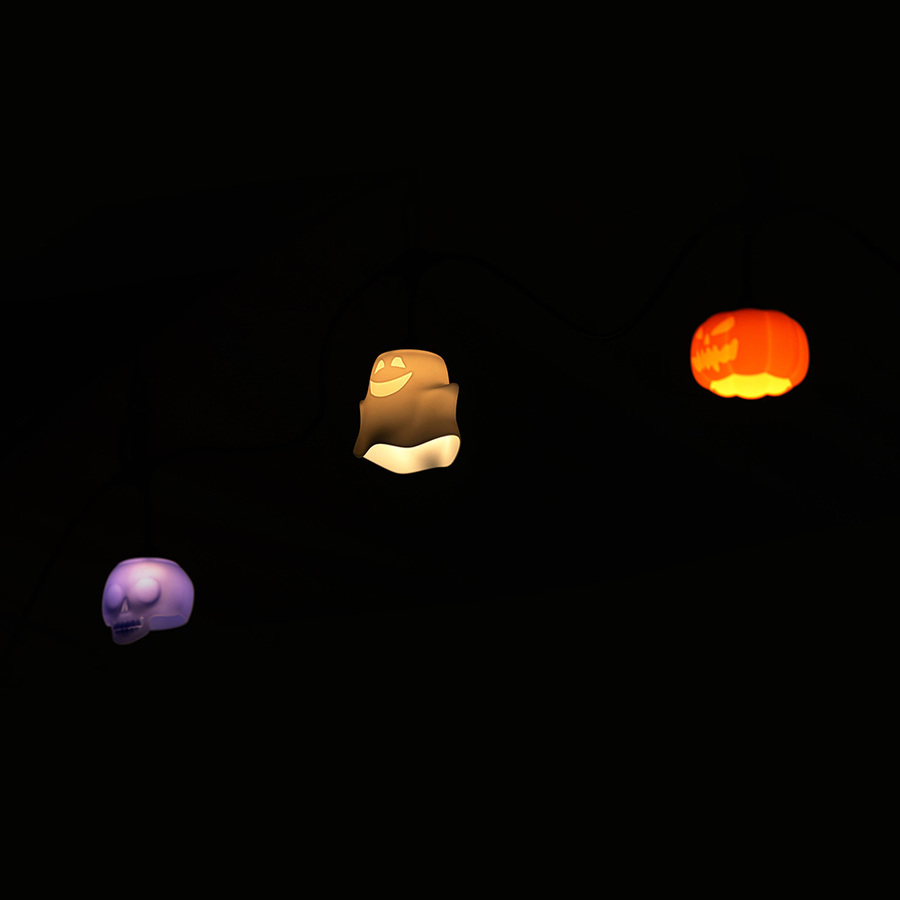 크레모아 스푸키팝 할로윈 쉐이드 이너프 UF5 칸델라 캠핑 파티 스트링 라이트 조명 커버