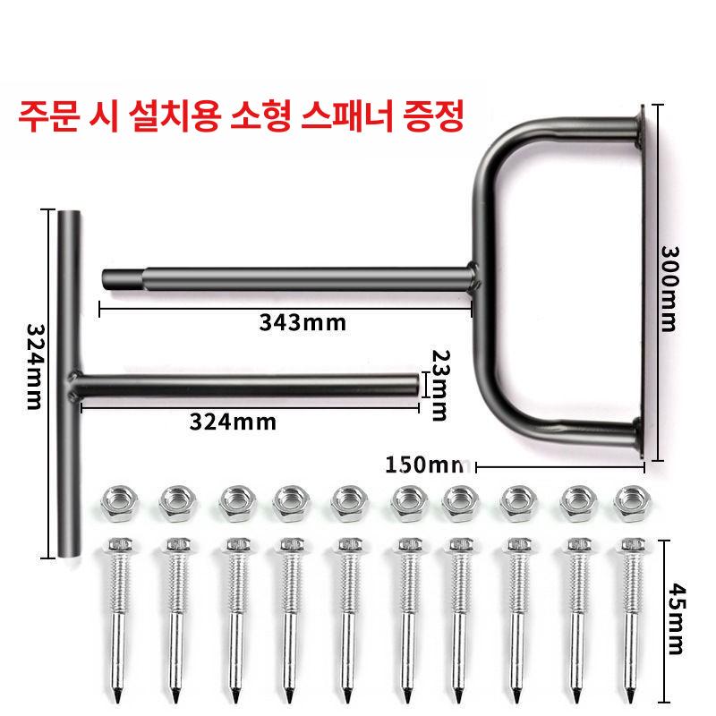 잔디 통기 갈퀴 원예 숨구멍 타공 도구 정원 관리용 철제 에어레이션 툴 토양 이완기 - 상세 이미지 4