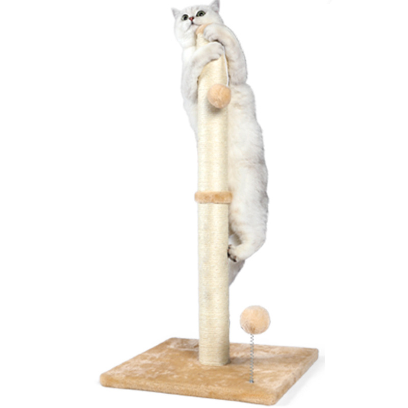 솔비에 냥오름 스크래쳐 고양이숨숨집 캣타워 기둥 장난감 6. 446 40x40x62cm 밀도판 이미지 6