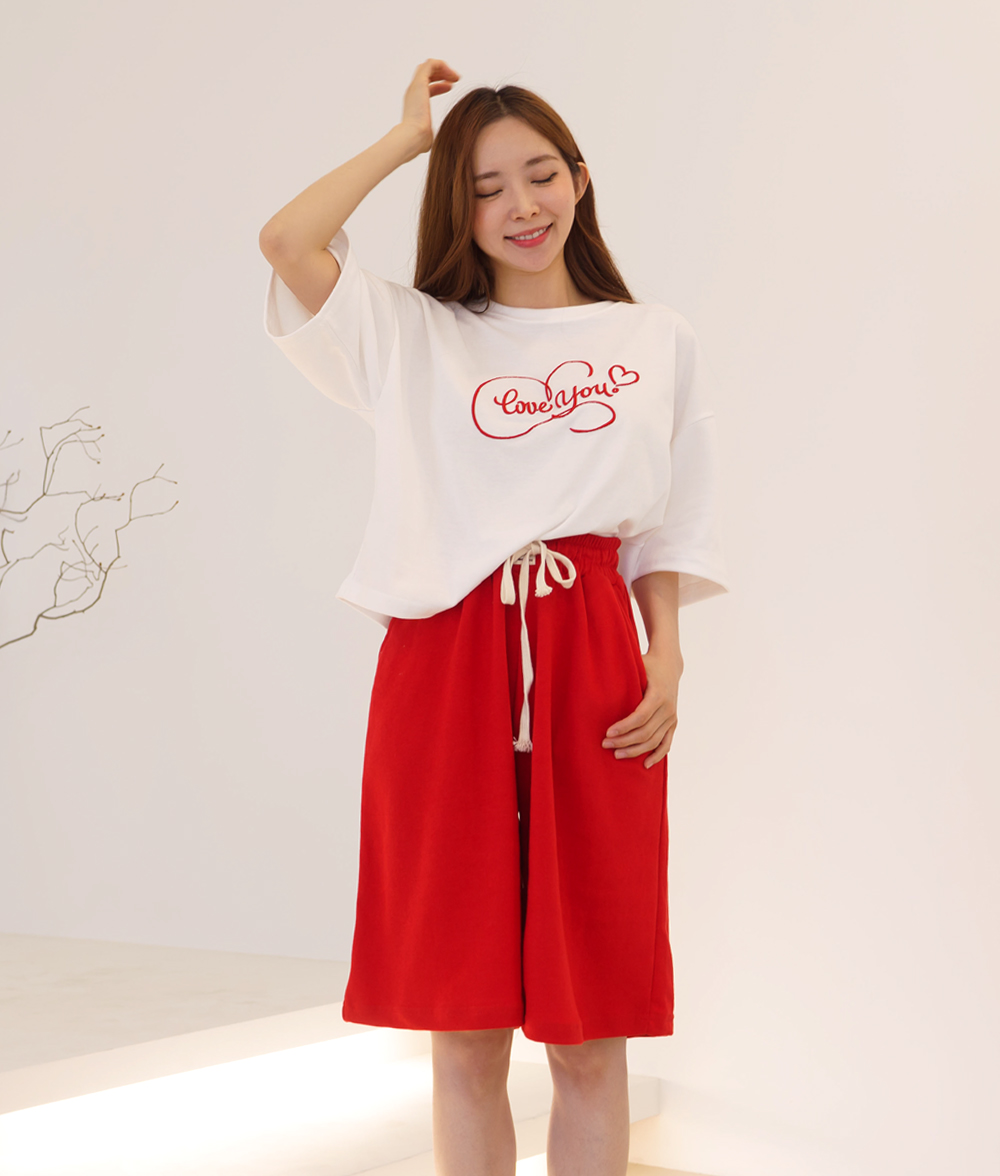 스마일패치 스트링 밴딩  트레이닝 5부 반바지 여름 이미지 4
