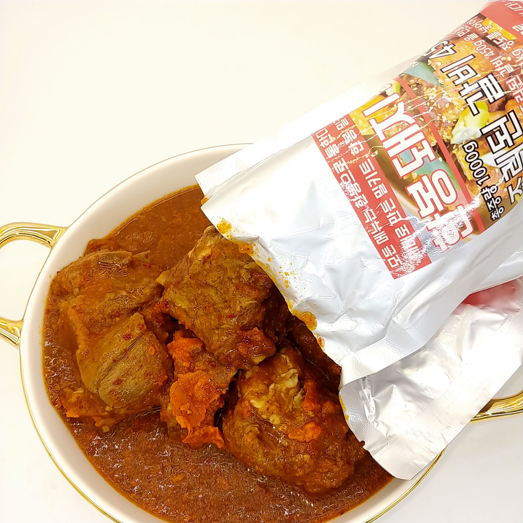 돼지갈비찜 매콤한 맛 1kg 2봉 - 상세 이미지 2
