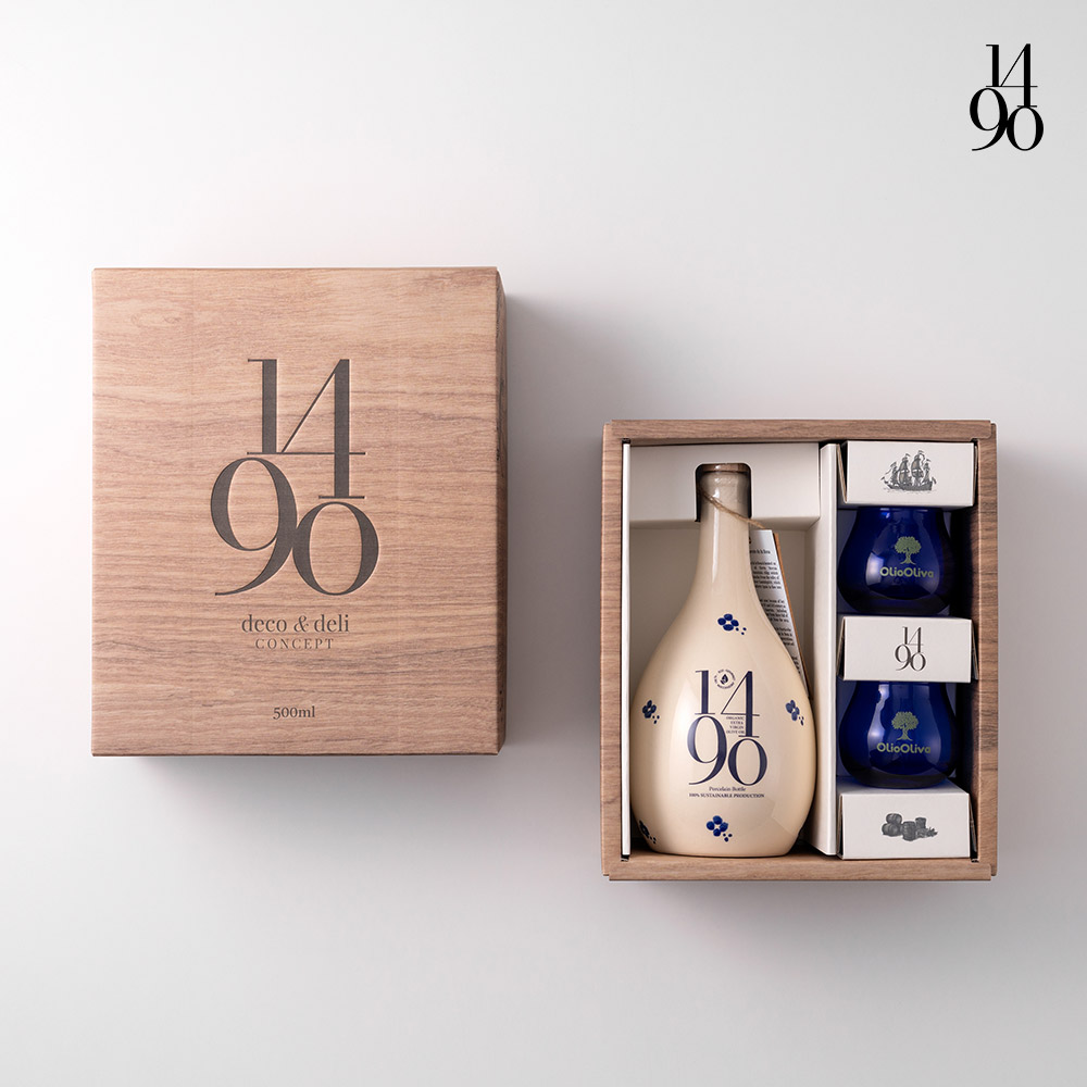 올리오올리바 1490 갈레라 피쿠도 유기농 엑스트라버진 올리브오일 500ml 시음잔 세트 이미지 6