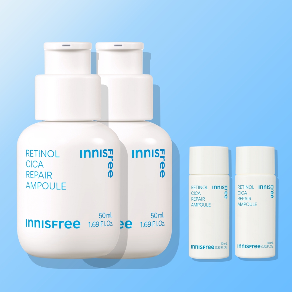 [더블구성] 이니스프리 레티놀 시카 흔적 앰플 / 트러블 모공 색소침착 저자극 50ml, 2개