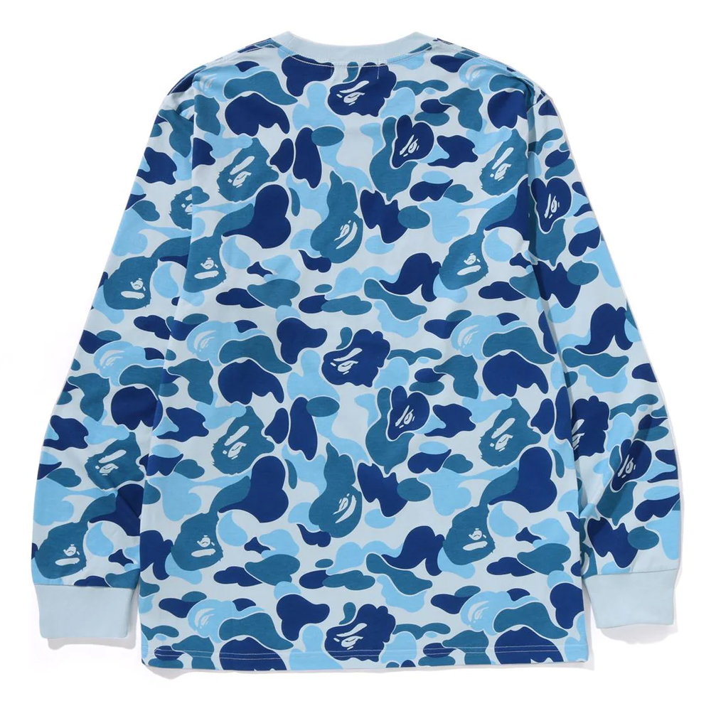베이프 긴팔티 ABC CAMO COLLEGE LS TEE 1L80-111-006 - 상세 이미지 4