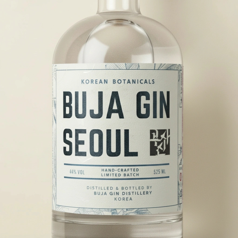 부자진 시그니처 44도 프리미엄 크래프트 진 한국 증류주 (BUJA GIN) 525ml, 1개 - 상세 이미지 3