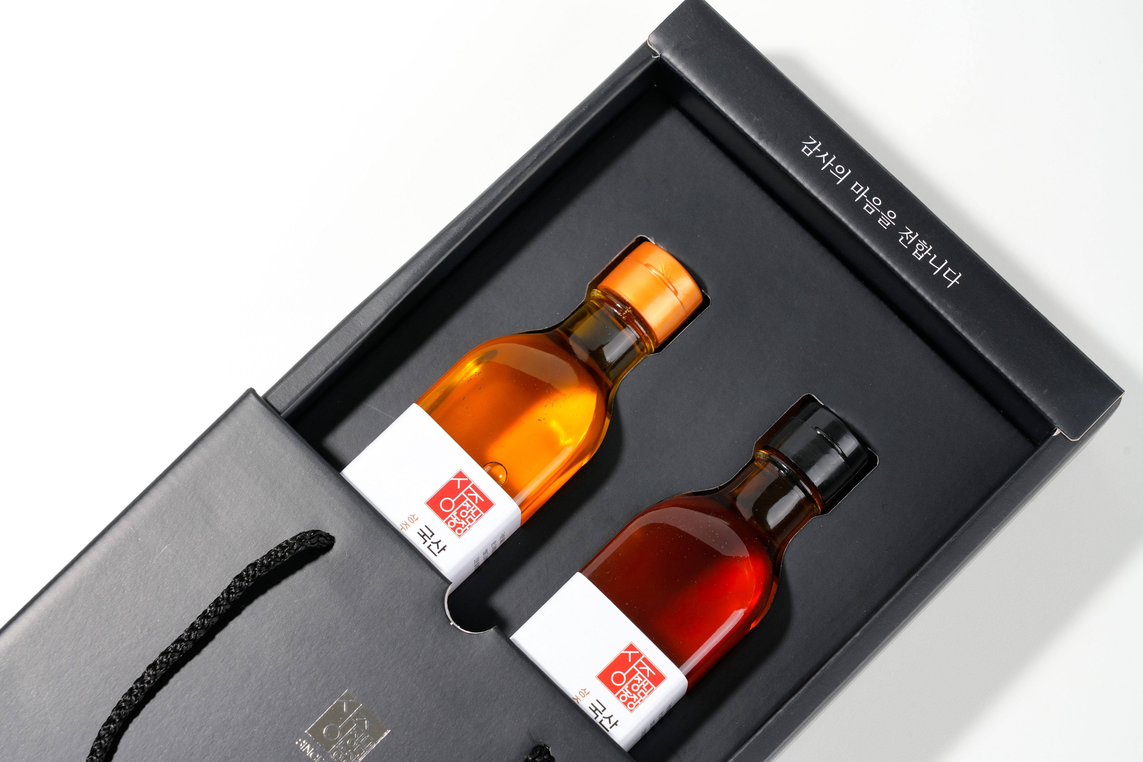 국산 저온압착 참기름 180ml 2구 추석 설 명절 선물세트 상주이장님농장 - 상세 이미지 2