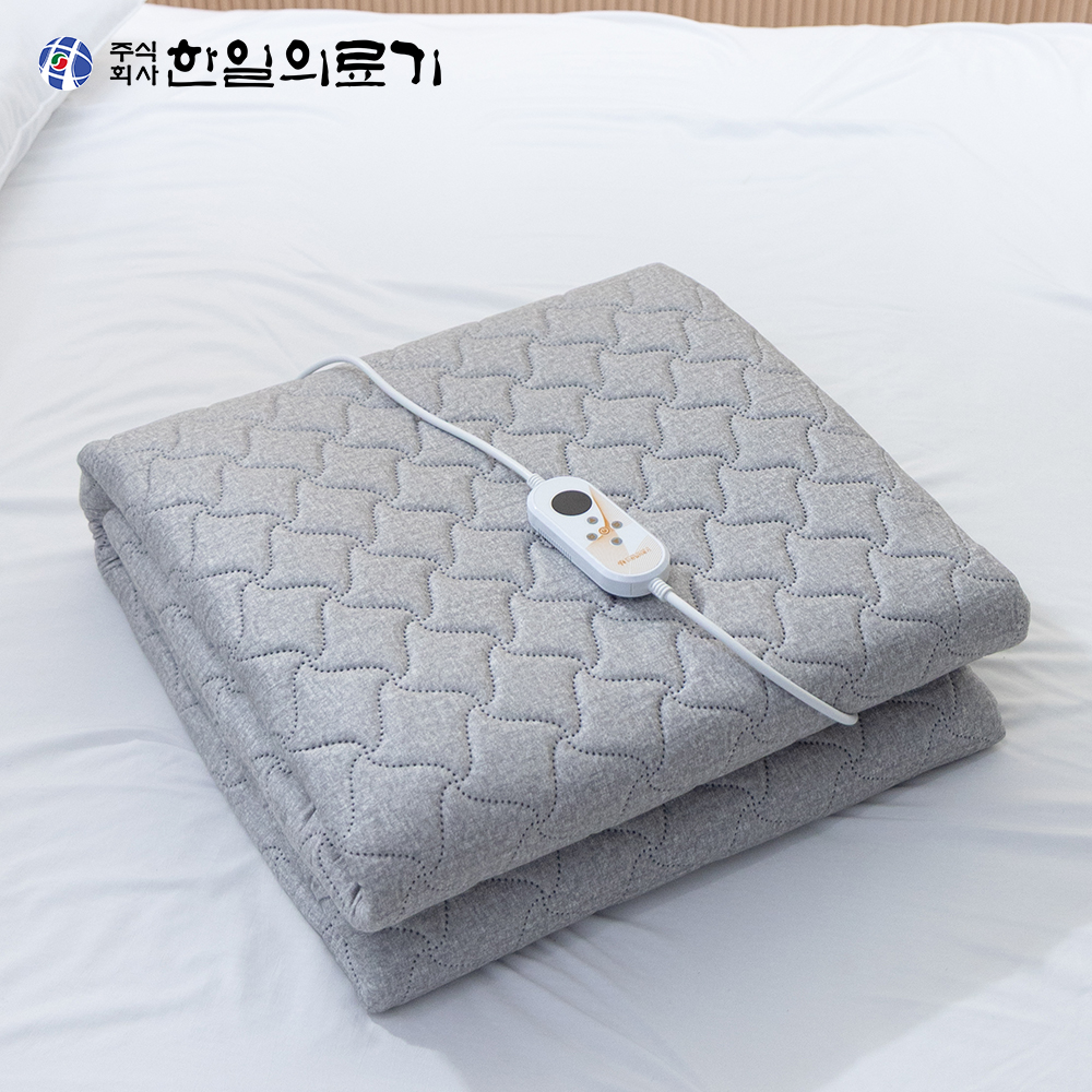 한일의료기 전기방석 쇼파 전기매트 온열 쇼파용 소파 탄소 장판 플라밍 그레이 3단 방석