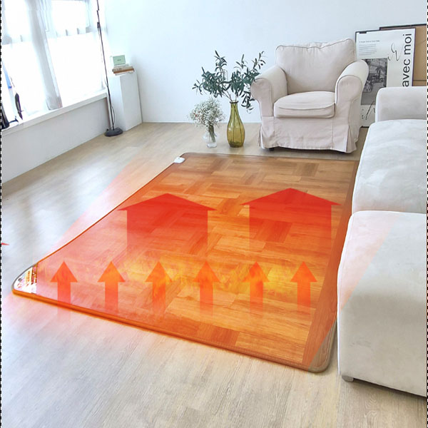 베어맘 거실 전기장판 카페트매트 탄소 카본 모노륨 3H 한일온열기 특점보형 3000x1830 분리난방