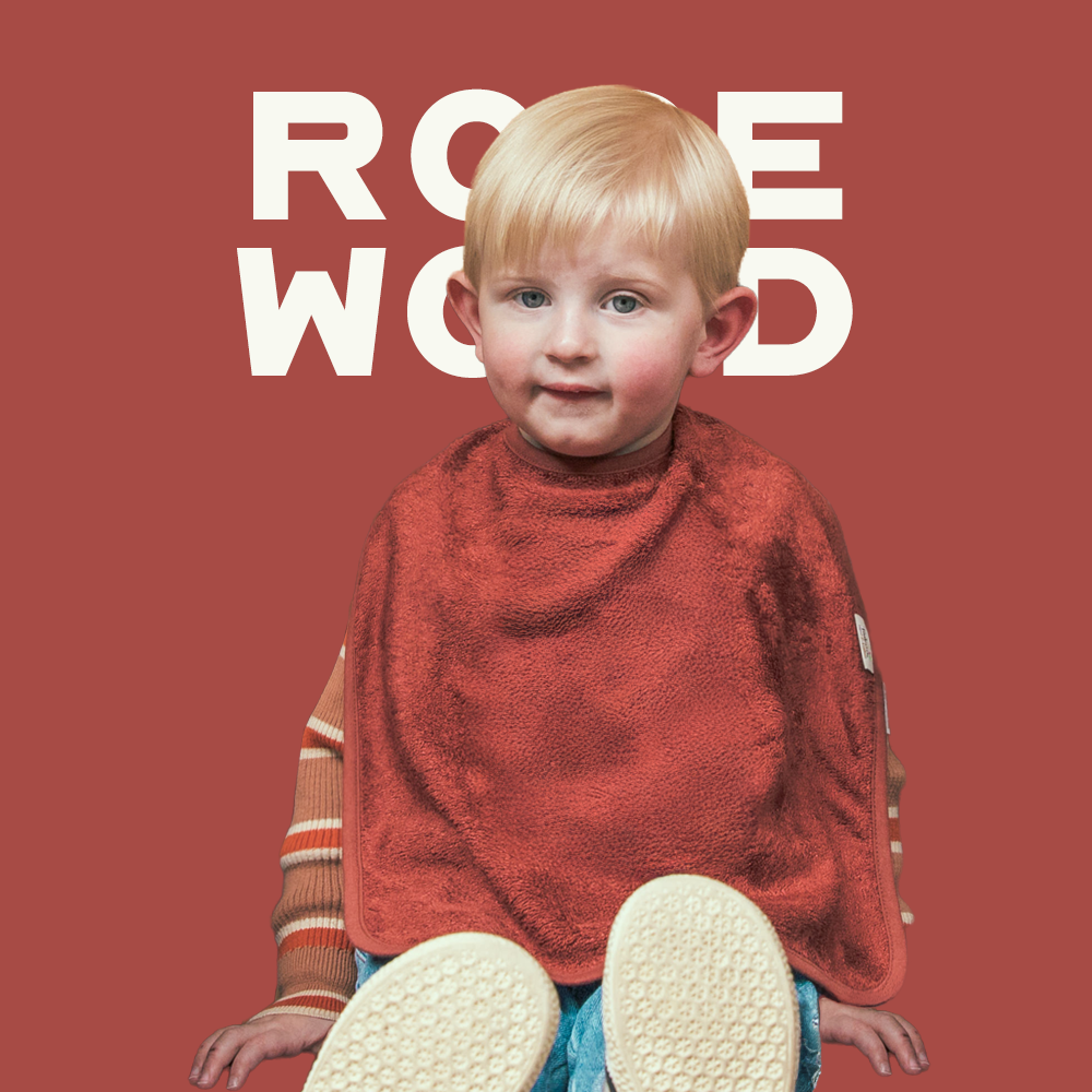 팀부 벨기에 명품 아기 턱받이 빕 라지 532.로즈우드