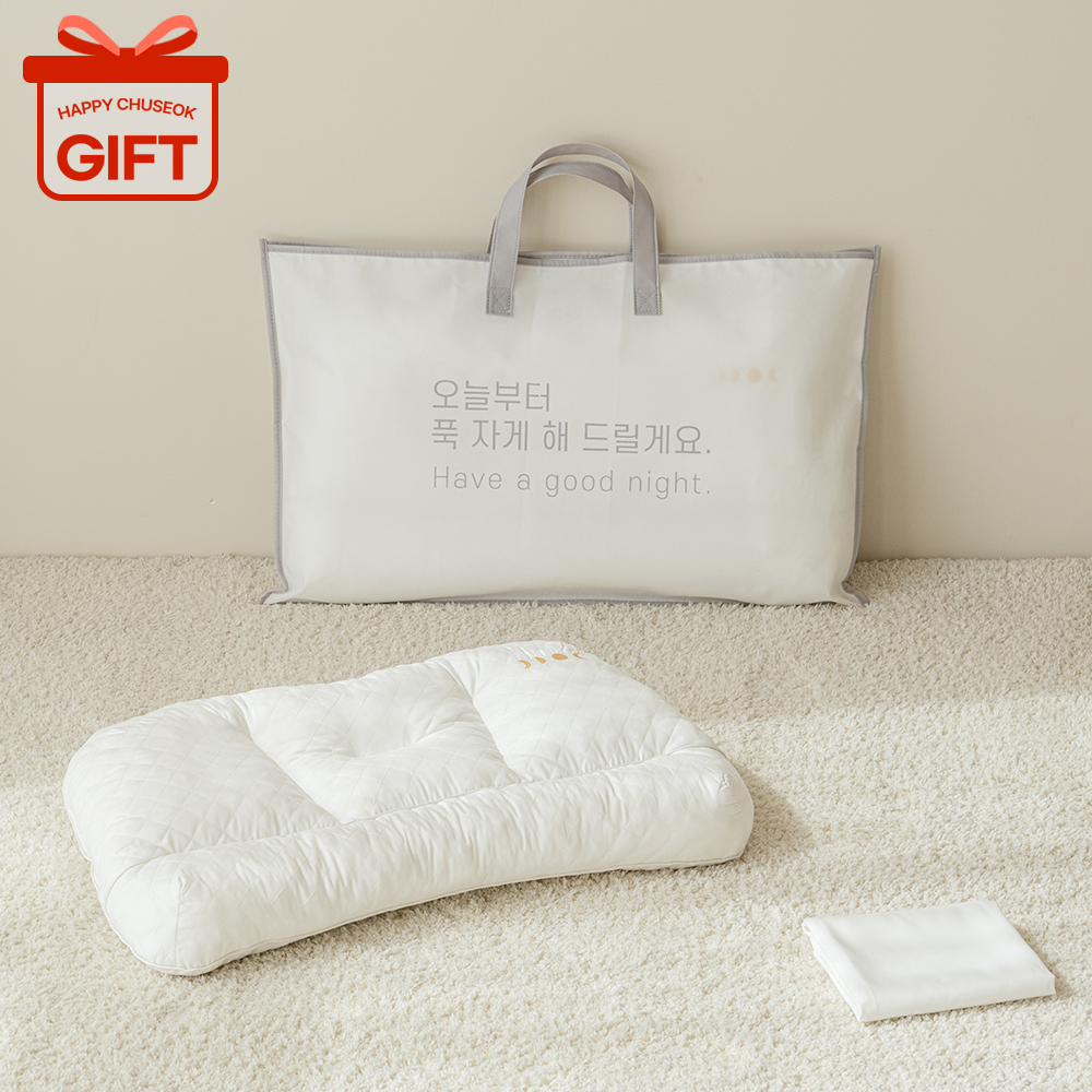 NEW우유베개 메모리폼 기능성 경추베개 라운드형베개