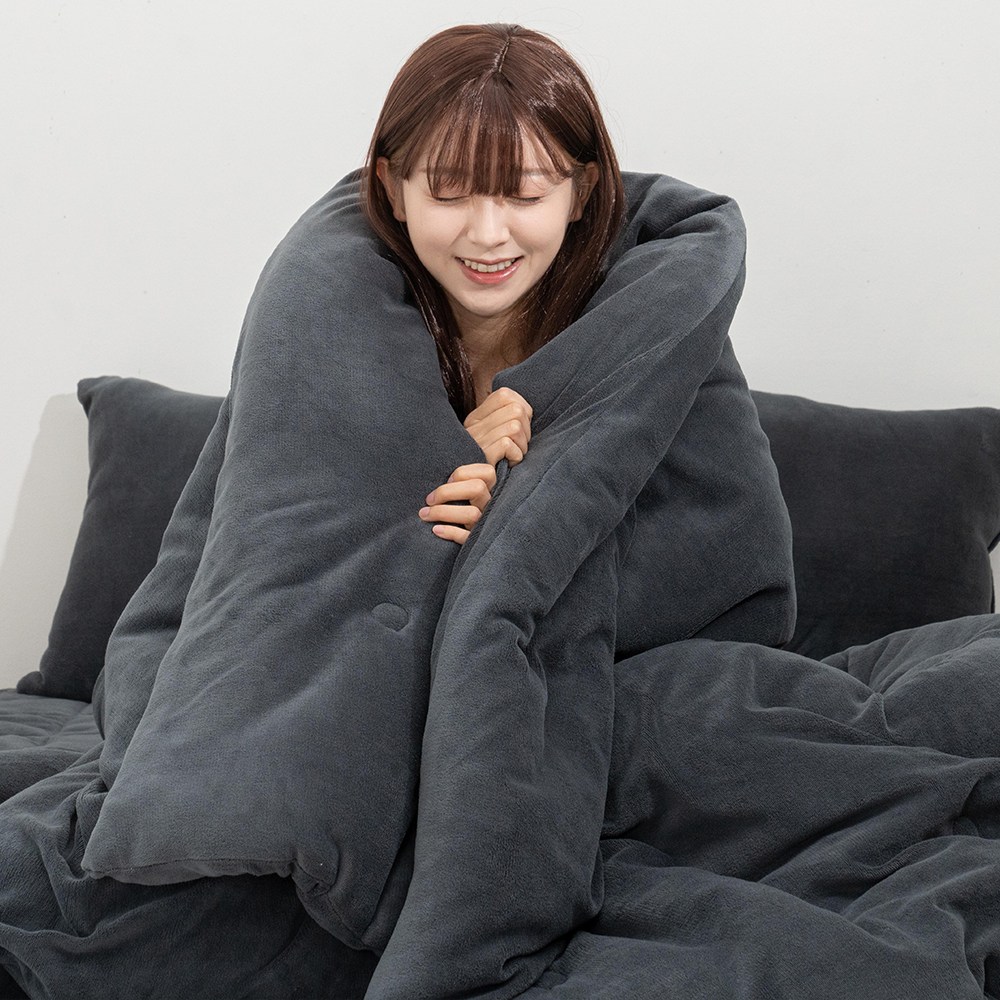 밀스턴 통솜 고밀도 극세사 차렵이불 - 상품 이미지