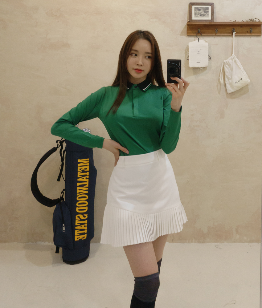 플리츠 속바지 겨울가을 숏 골프 주름 미니스커트 이미지 4