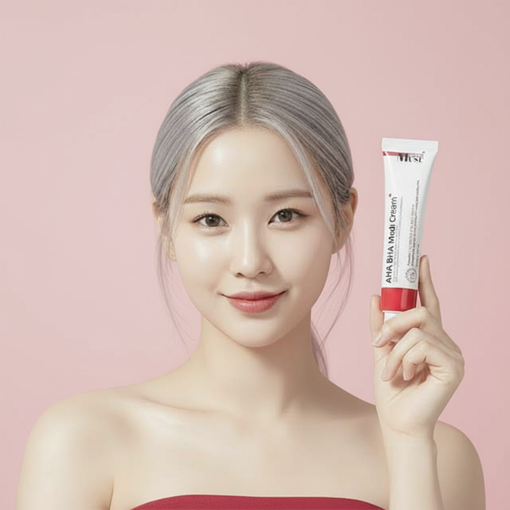 미라클뮤즈아하바하메디크림 재생보습 기미미백 멜라논멜라닌토닝 착색색소침착스티바a 연고X