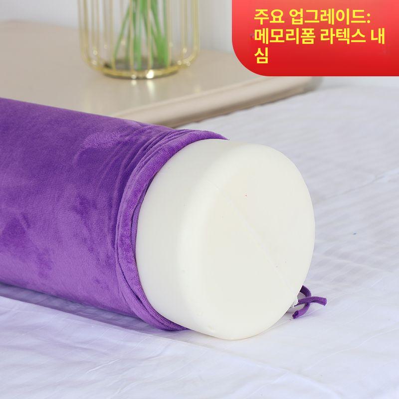 구멍 쿠션 미용 얼굴 미용실 베개 침대 가슴 U자형 마사지 클린버전 발판 면직물 코어 퍼플 두껍고 - 상세 이미지 5