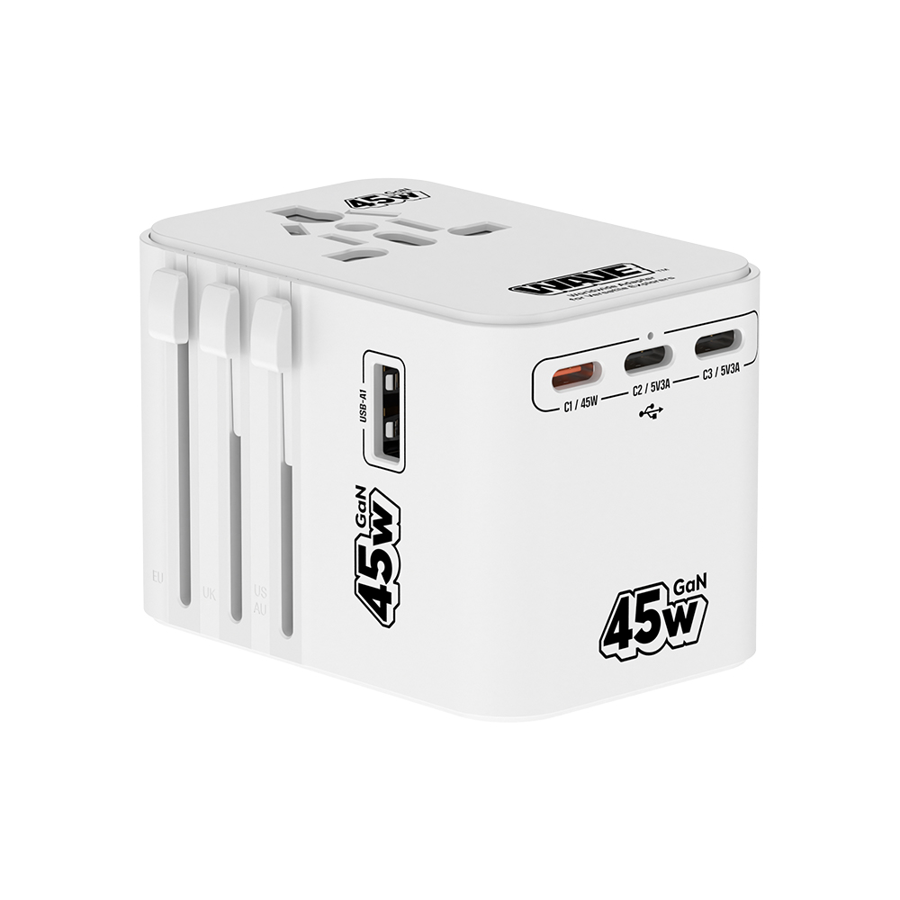 이어맥 멀티 어댑터 충전기 + 파우치 세트 고출력 지원 해외 여행용 멀티탭 이미지 3