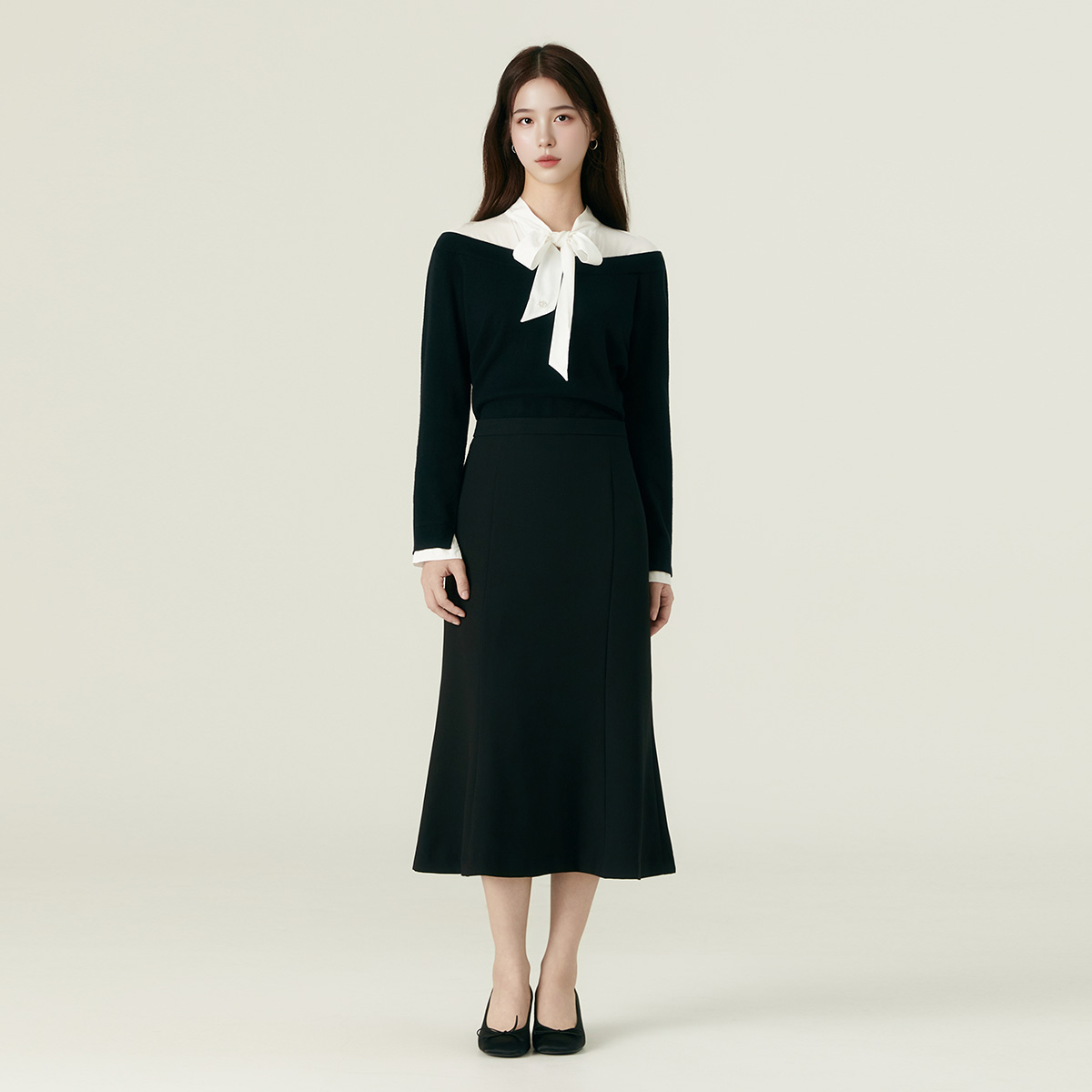 로엠 머메이드 롱 스커트 RMWHF49RT1 - 상세 이미지 4