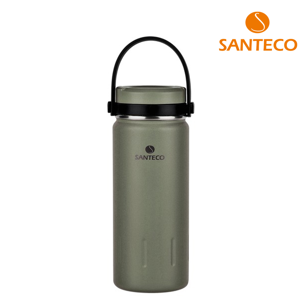산테코 코야 보온보냉 핸들스트랩 텀블러 380ml, 모스그린, 1개 - 상품 이미지